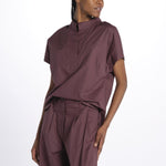 Camicia ILENIA popeline ILENIA IL31 BURGUNDY nine in the morning 