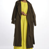 Abito lungo limone 1622 SAFFRON dusan 