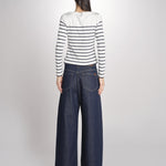 T-shirt a righe GABY 6EVB05-V13744 ECRU MARINE vanessa bruno 