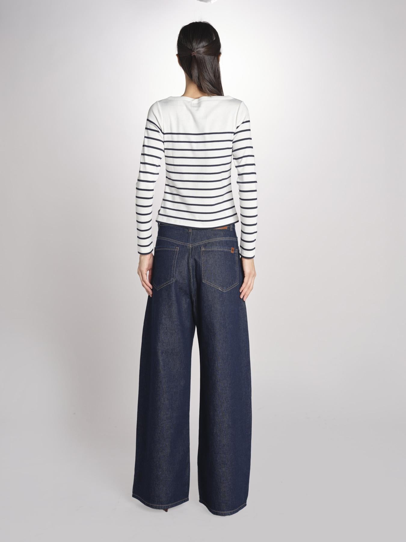 T-shirt a righe GABY 6EVB05-V13744 ECRU MARINE vanessa bruno 