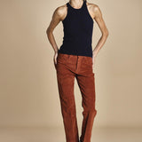 denim skinny cropped LINDY RUSSETED true avenue 