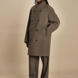 cappotto doppiopetto panno CROSS MINK sofie d'hoore 