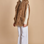 021 gilet montone 25021-302 MASTICE milaura 