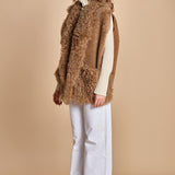 021 gilet montone 25021-302 MASTICE milaura 