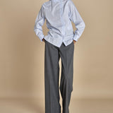 camicia con rouches G0710127 6311 n21 