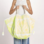 borsa grande SHQ-26E18 Y YELLOW FLUO le daf 