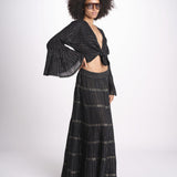 gonna lunga in lurex gessato SERENA BLACK christianzen 