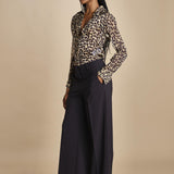 0188 pantaloni pences tela lana MOD.0188 BLU aspesi 