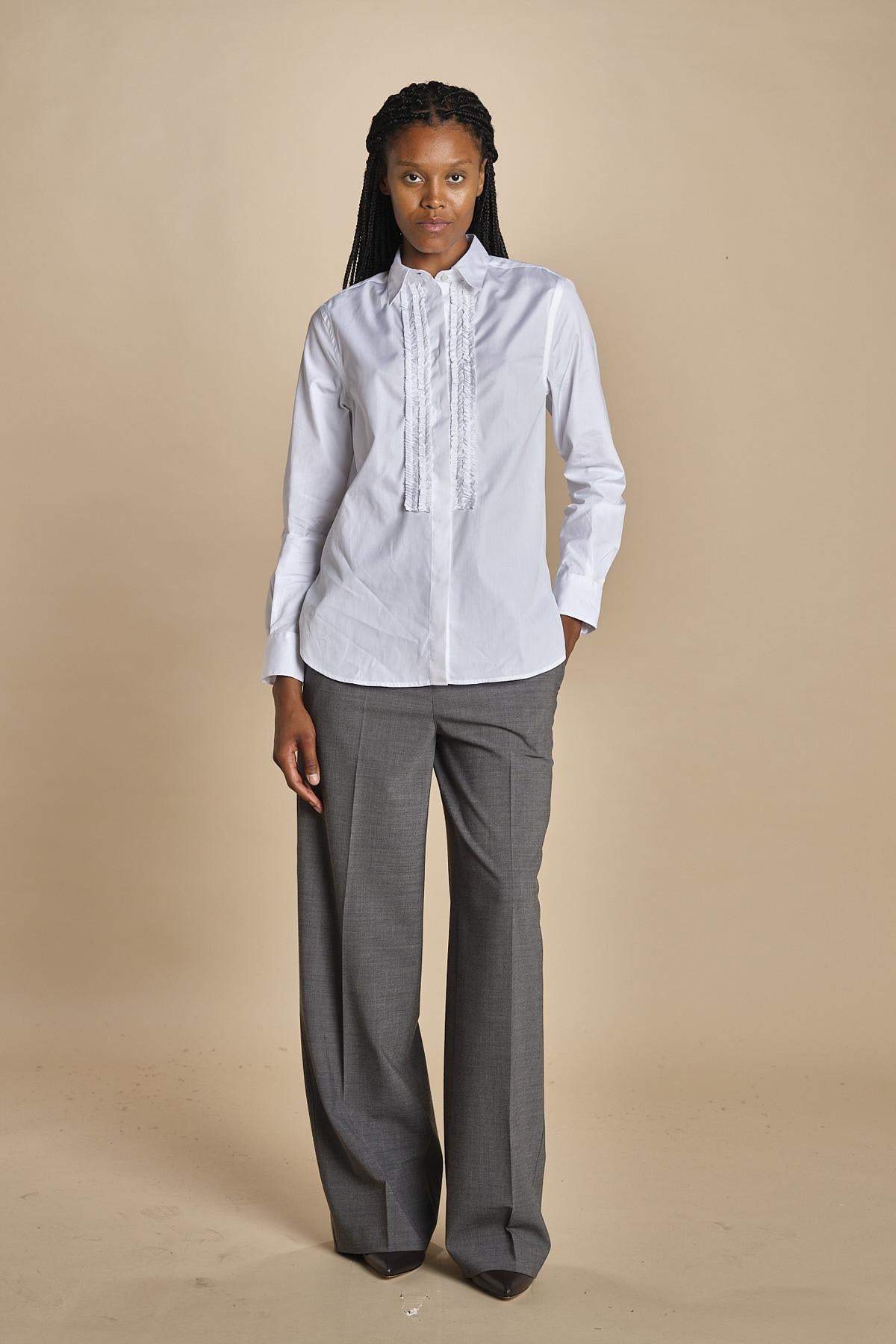 5434 camicia con rouches 5434 07072 aspesi 