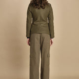 giacca sahariana. WWOW01681 LEAVES 308 zadig & voltaire 