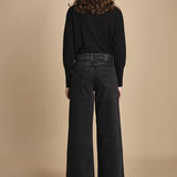 denim vita alta palazzo HR WIDE LEG 0039B 0000 levi's 