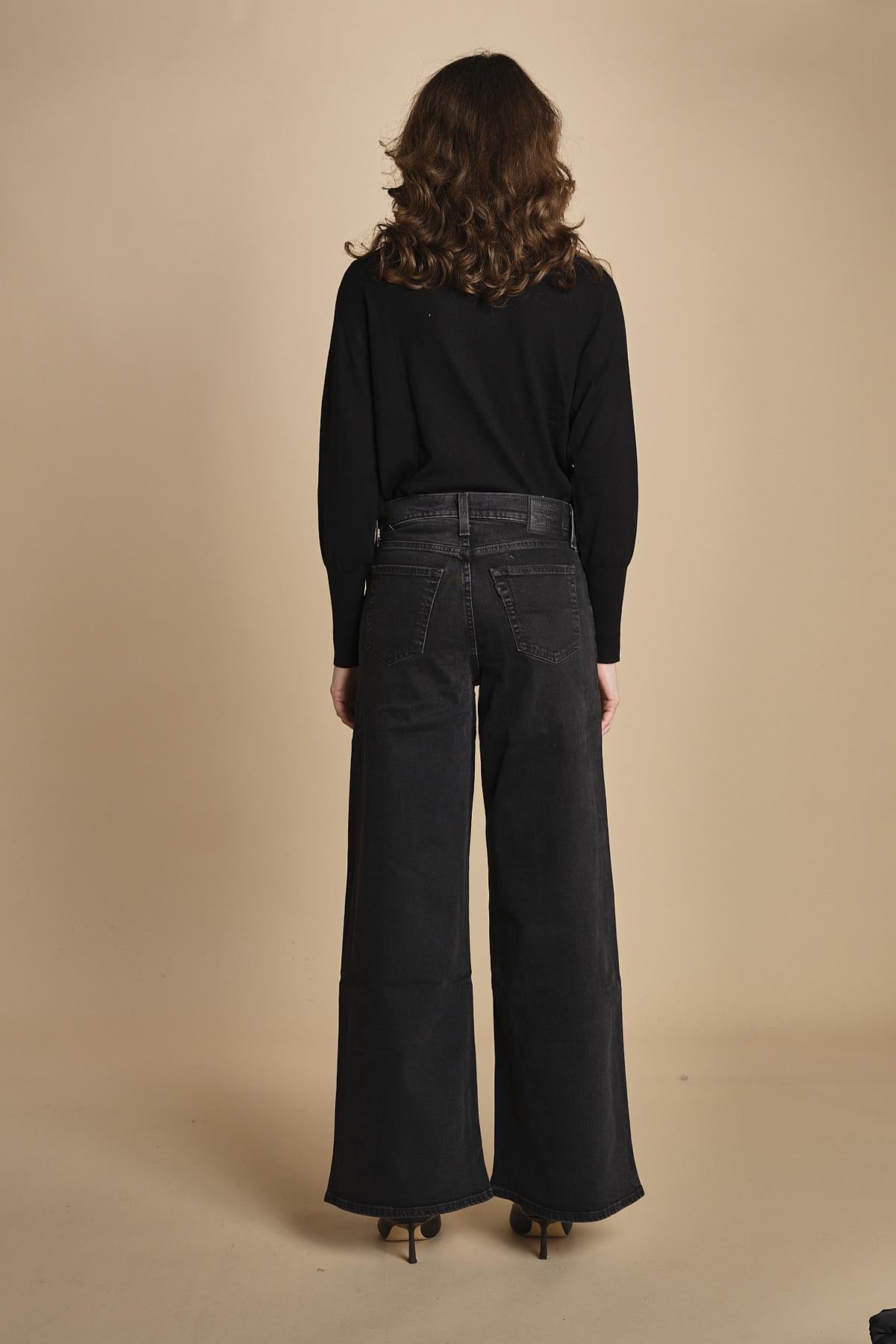 denim vita alta palazzo HR WIDE LEG 0039B 0000 levi's 