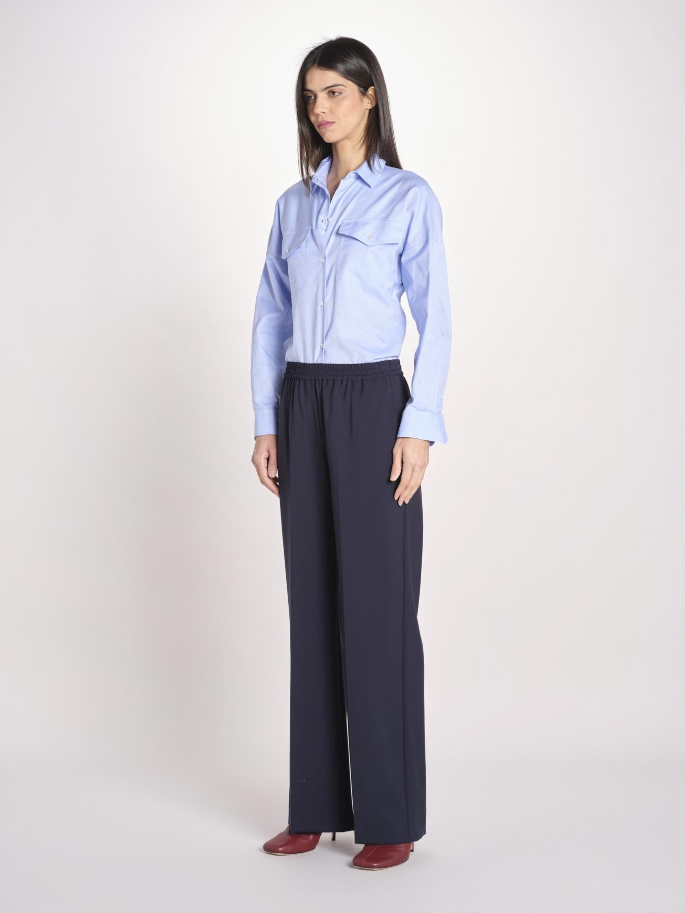 Pantalone straight leg con vita elasticizzata MALLO 2615131071600 001 weekend maxmara 