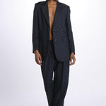 Pantalone CRISTAL pinces CRISTAL NAVY true avenue 