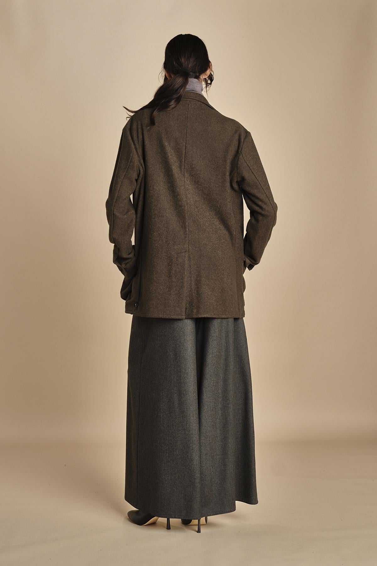 sahariana con tasche T8641 VERDE dusan 