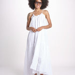 abito con arriccio PAOLABLATU BLANC laraethnics 
