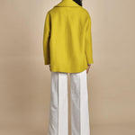 peacot doppiopetto A LINE PEA JACKET A19FV02 NS77 YELLOW martin grant 