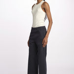 Pantalone PENSIL cotone con elastico PENSIL NAVY true avenue 