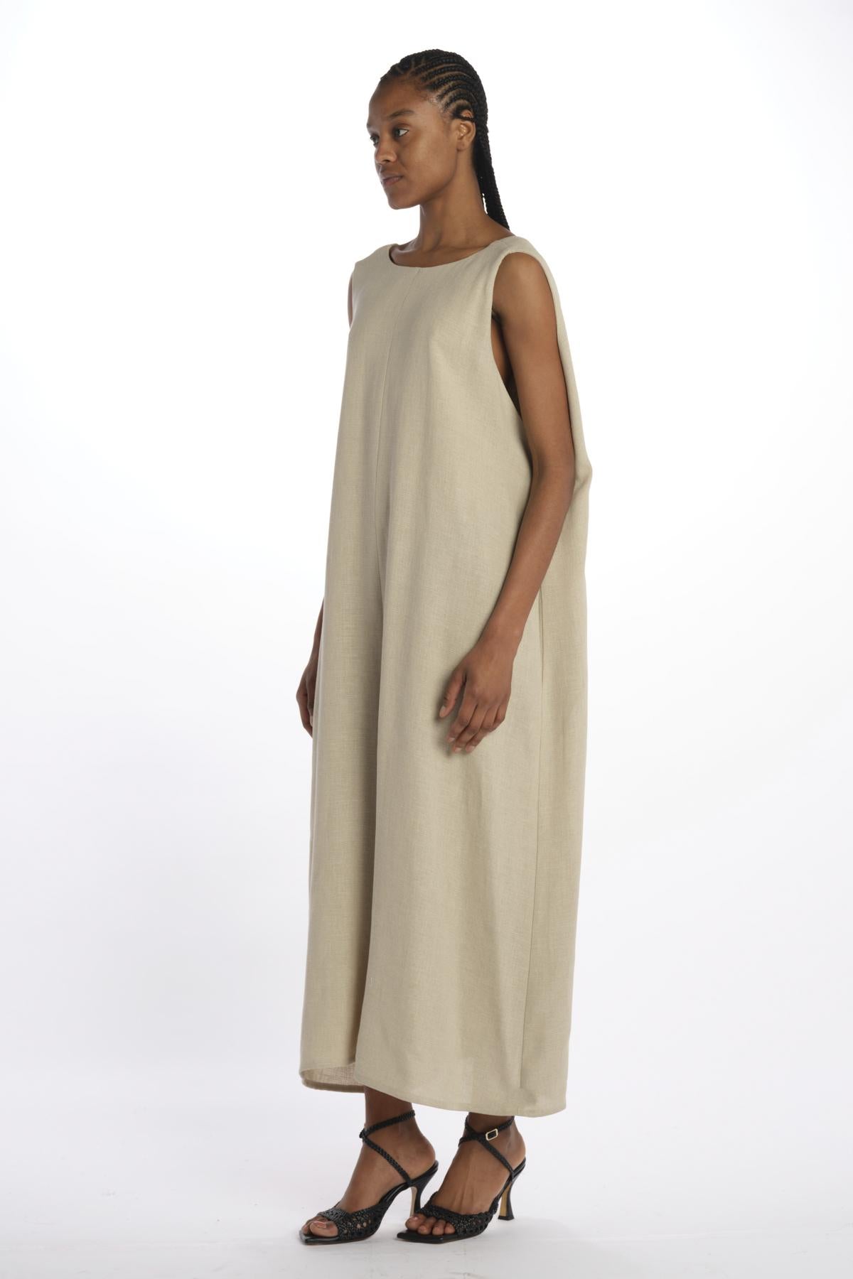 Tuta over lino 1618B NATURAL dusan 