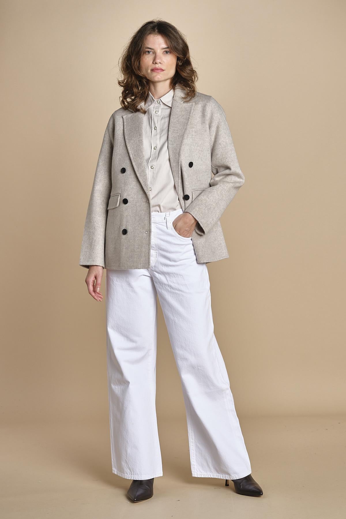 VATI blazer double BEVN552 NATURAL hartford 