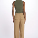 COLE con tasche CP3260651 KHAKI veronica beard 