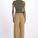 COLE con tasche CP3260651 KHAKI veronica beard 