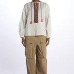 CINTHYA camicia con ricami WCINTHYA CM009 fortela 