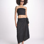 pareo in lurex gessato NORA BLACK christianzen 
