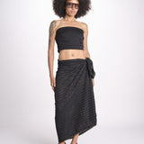 pareo in lurex gessato NORA BLACK christianzen 