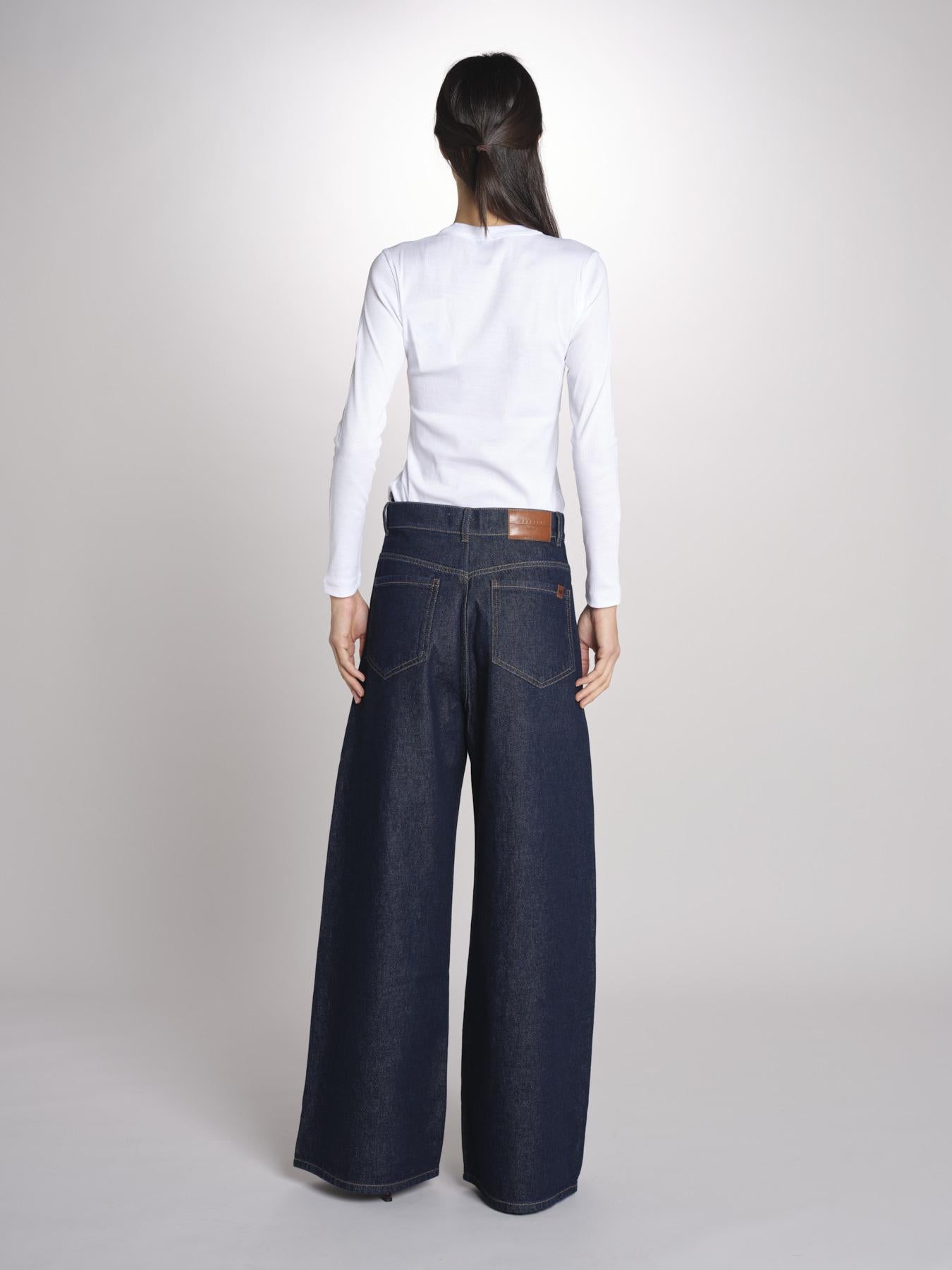 jeans 5 tasche dalla silhouette ampia TABELLA 2615181031600 001 BLU weekend maxmara 