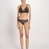 coulotte in satin e pizzo GLORIA L2541215 BLACK 900 love stories 