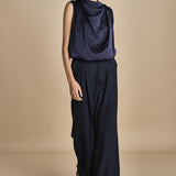 top senza manica con drappeggio TUX F25-141 292 MIDNIGHT oscar 