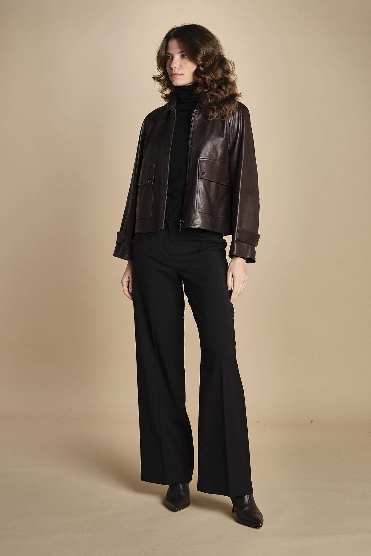 giaccone pelle BERBICE 2525446021600 001 weekend maxmara 