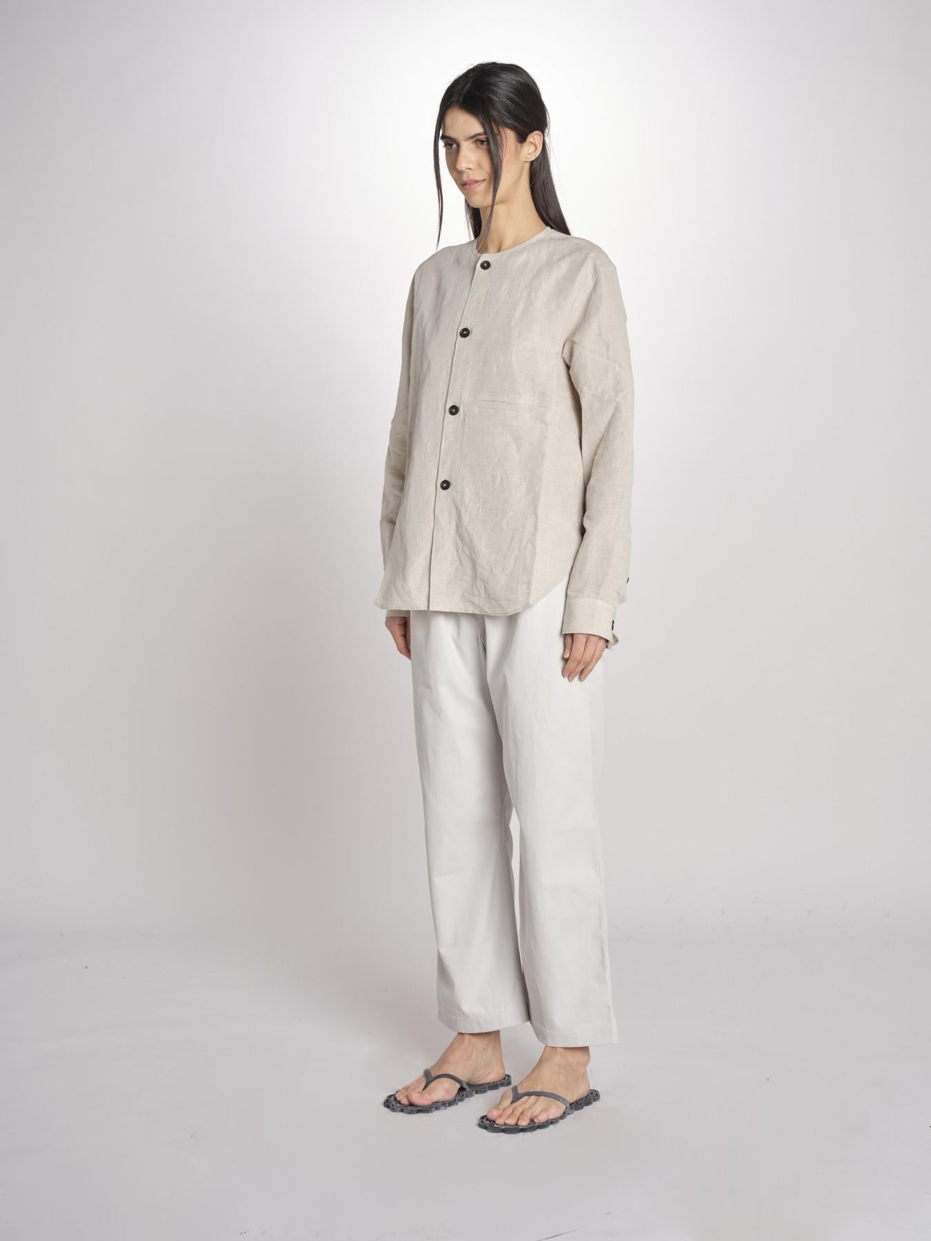 Giacca camicia in denim BARNA LION NATURAL sofie d'hoore 