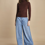denim over MUSC LIGHT USED BLUE ba&sh 