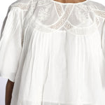 Camicia m/c con nastri 329127 OFFWHITE farm rio 