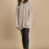 maglia over con trecce NESK SABLE bellerose 