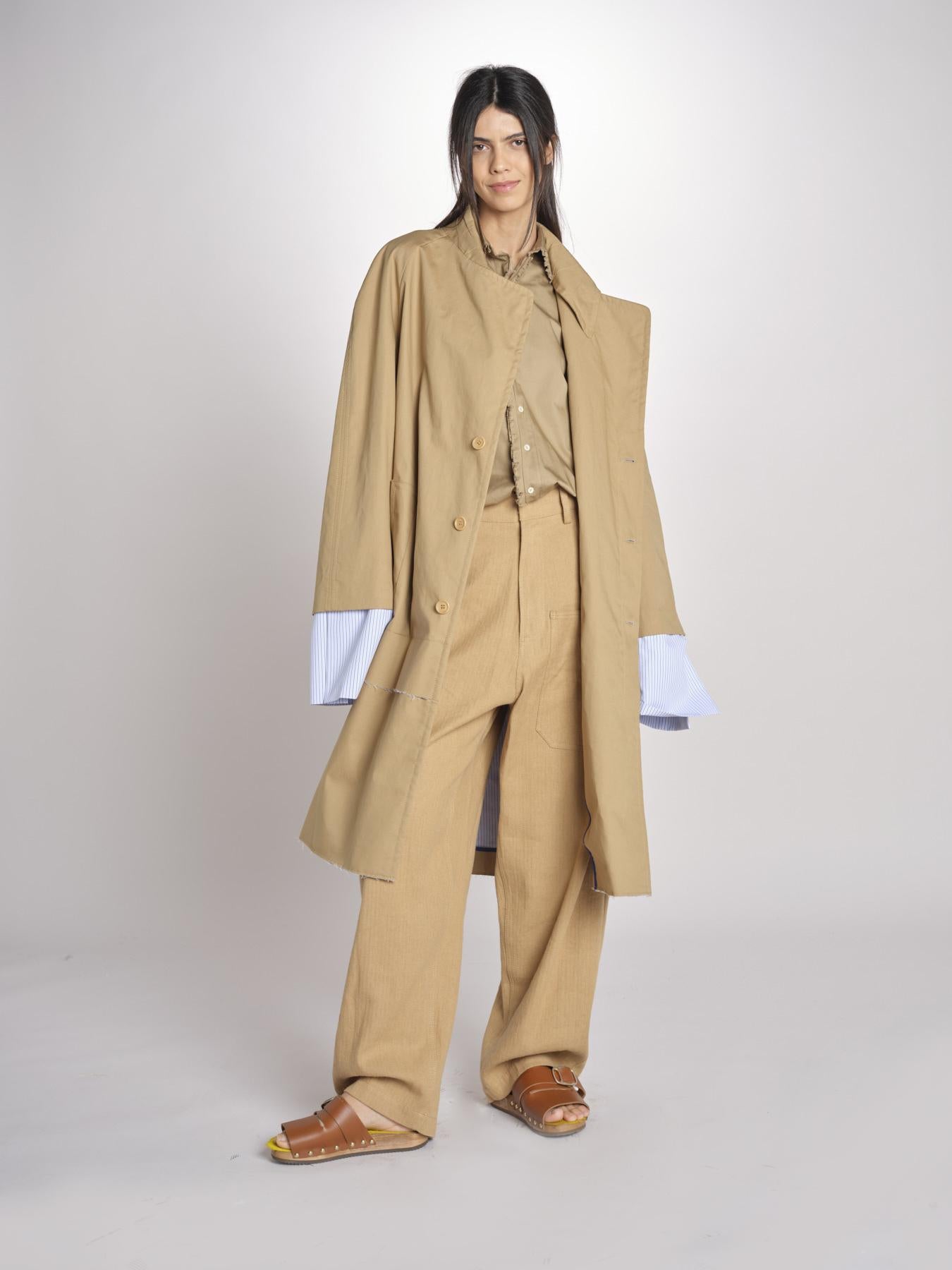 trench CHARLIZE TRENCH MJD558_MONTR_ BEIGE jejia 