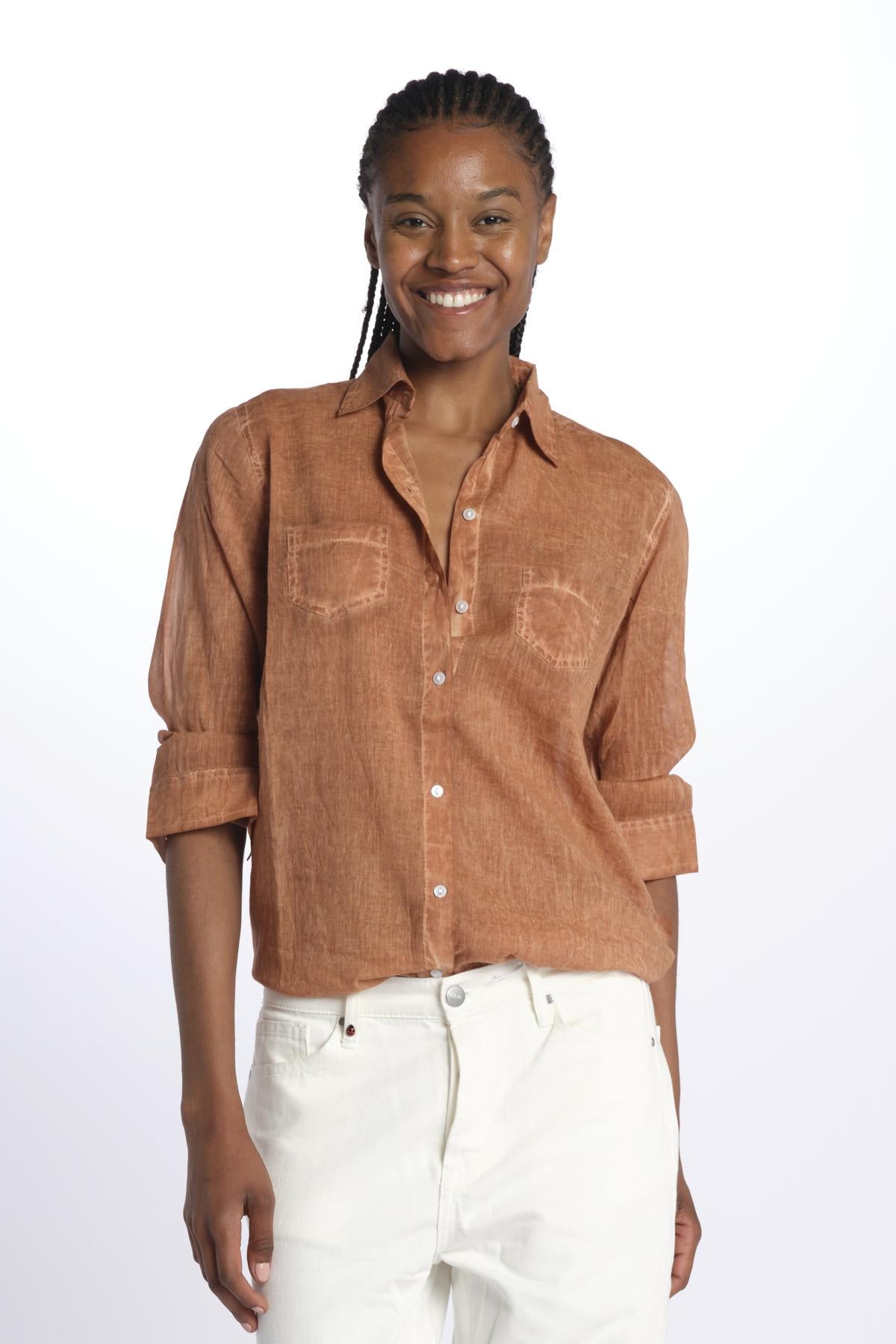 Camicia ZAGG KS1002 503 terre rouge 