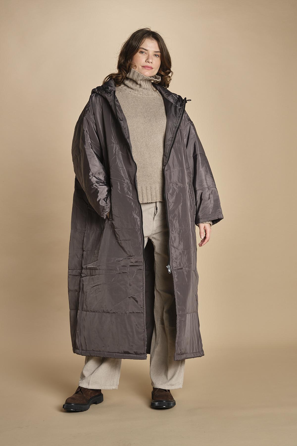 piumino lungo. 90110 ANTRACIT sittingsuit 