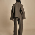 easy jacket in panno CAPA MINK TAN sofie d'hoore 