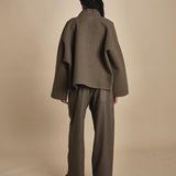 easy jacket in panno CAPA MINK TAN sofie d'hoore 