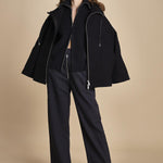 giaccone con zip e cappuccio ETNA 1673 DARK NAVY studio nicholson 