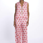 Gilet BAO TOP ricamo fiori S25016 EYELETRED sundress 