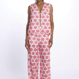 Gilet BAO TOP ricamo fiori S25016 EYELETRED sundress 