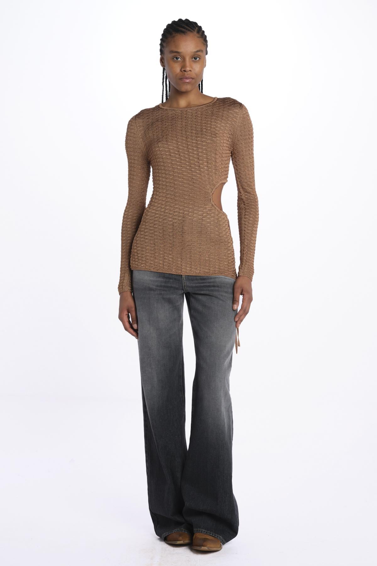 Top maglia con buco DRAC BRONZE ba&sh 