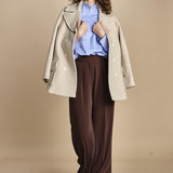 camicia con collo guru 15T533CO289 P231 LIGHT BLUE ines de la fressange 
