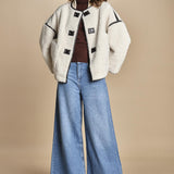 giaccone in ecomontone MAURY ECRU ba&sh 