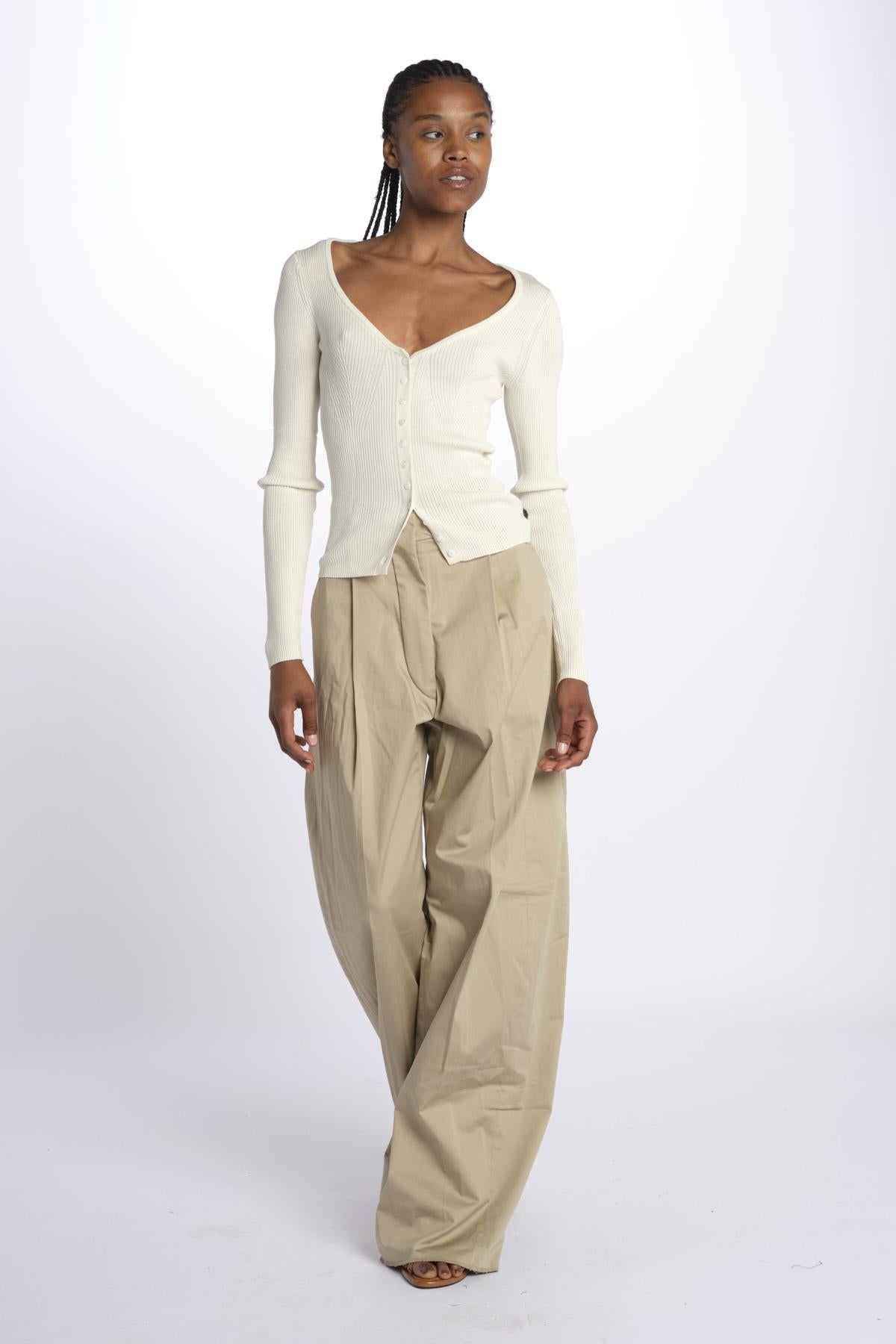 Cardigan GILI costine 5539106 CREME herskind 