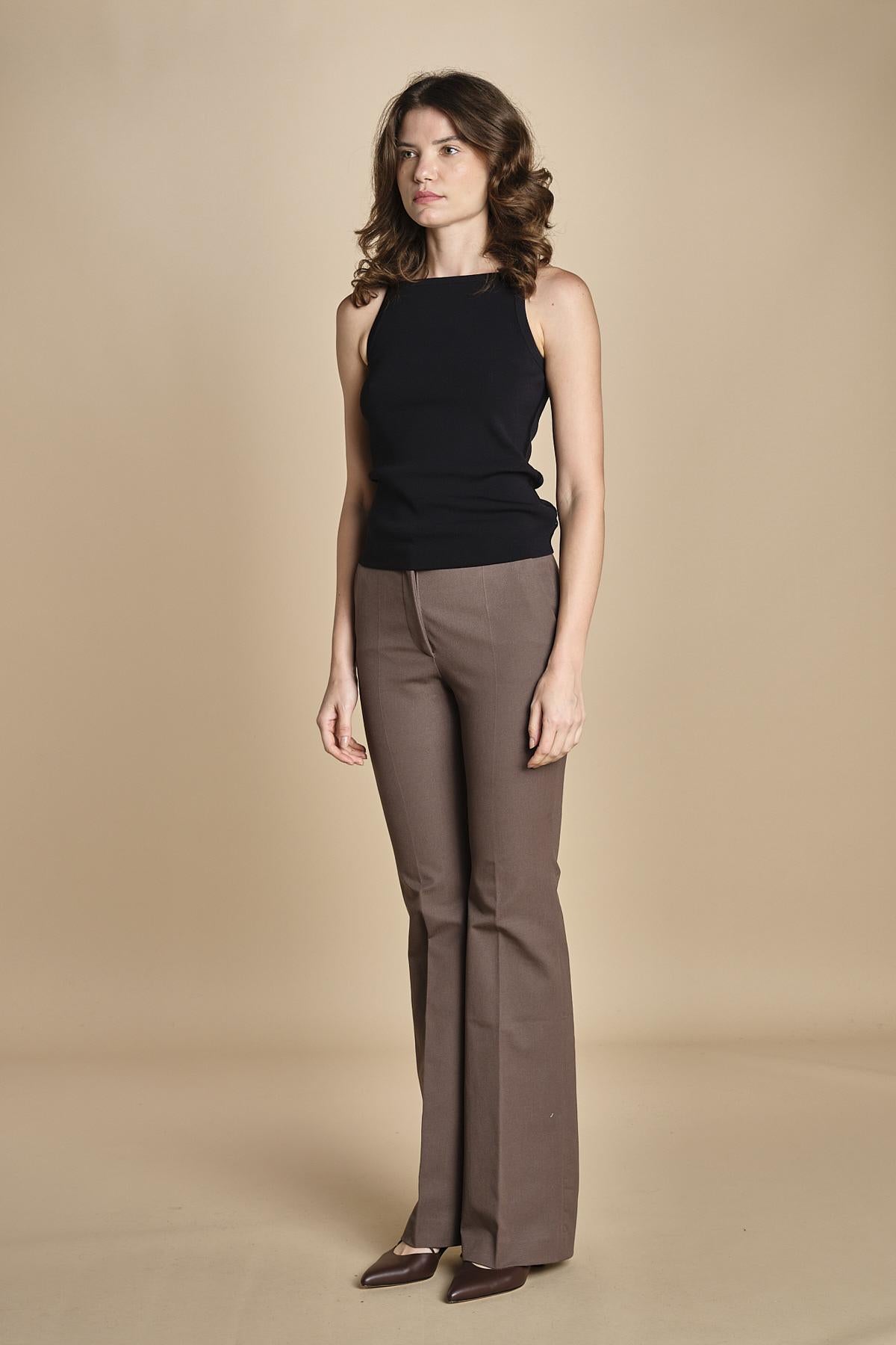 pantalone diritto stretch TARIFA  JF009416 MUSHROOM 2202 joseph 